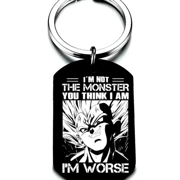 Accessories - Dragon Ball z vegeta evil hot Keychain
